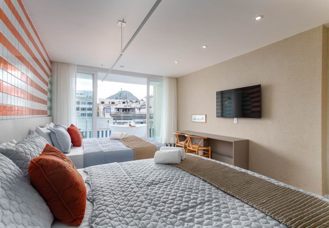 Apartamento en Rio de Janeiro - Vista al mar y balcón con bañera | Q5 Apartamento en Rio de Janeiro - Vista al mar y balcón con bañera | Q5