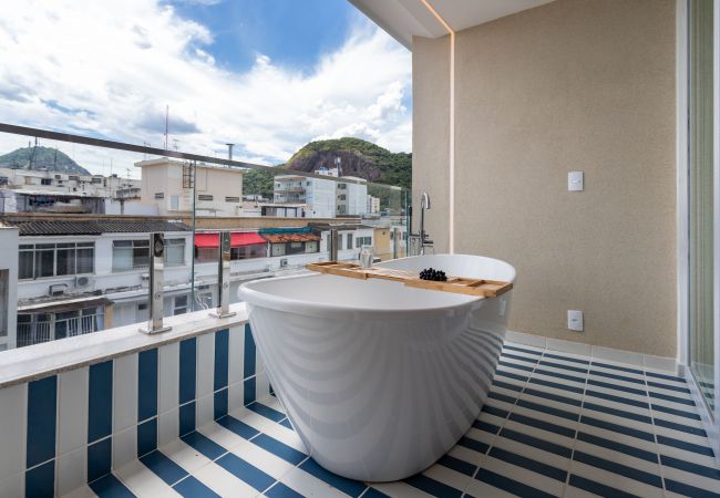 Apartamento en Rio de Janeiro - Vista al mar y balcón con bañera | Q5 Apartamento en Rio de Janeiro - Vista al mar y balcón con bañera | Q5