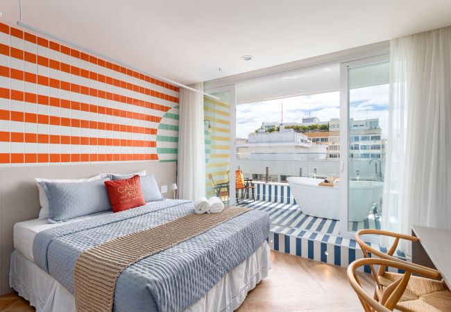 Apartamento en Rio de Janeiro - Vista al mar y balcón con bañera | Q5 Apartamento en Rio de Janeiro - Vista al mar y balcón con bañera | Q5