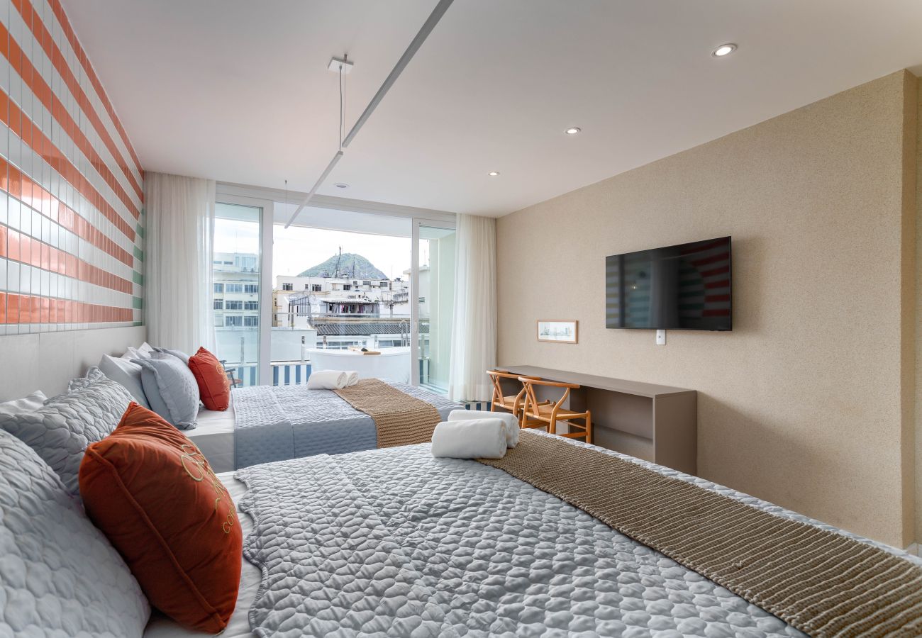 Apartamento en Rio de Janeiro - Vista al mar y balcón con bañera | Q5 Apartamento en Rio de Janeiro - Vista al mar y balcón con bañera | Q5