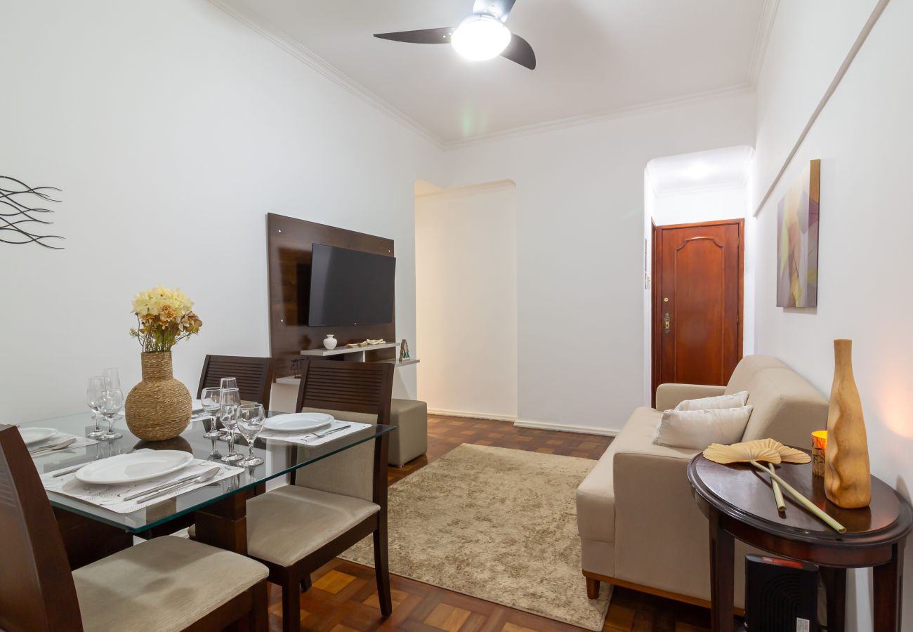 Apartamento en Rio de Janeiro - Confort en Copacabana, a 9 minutos de la playa | CJ202 