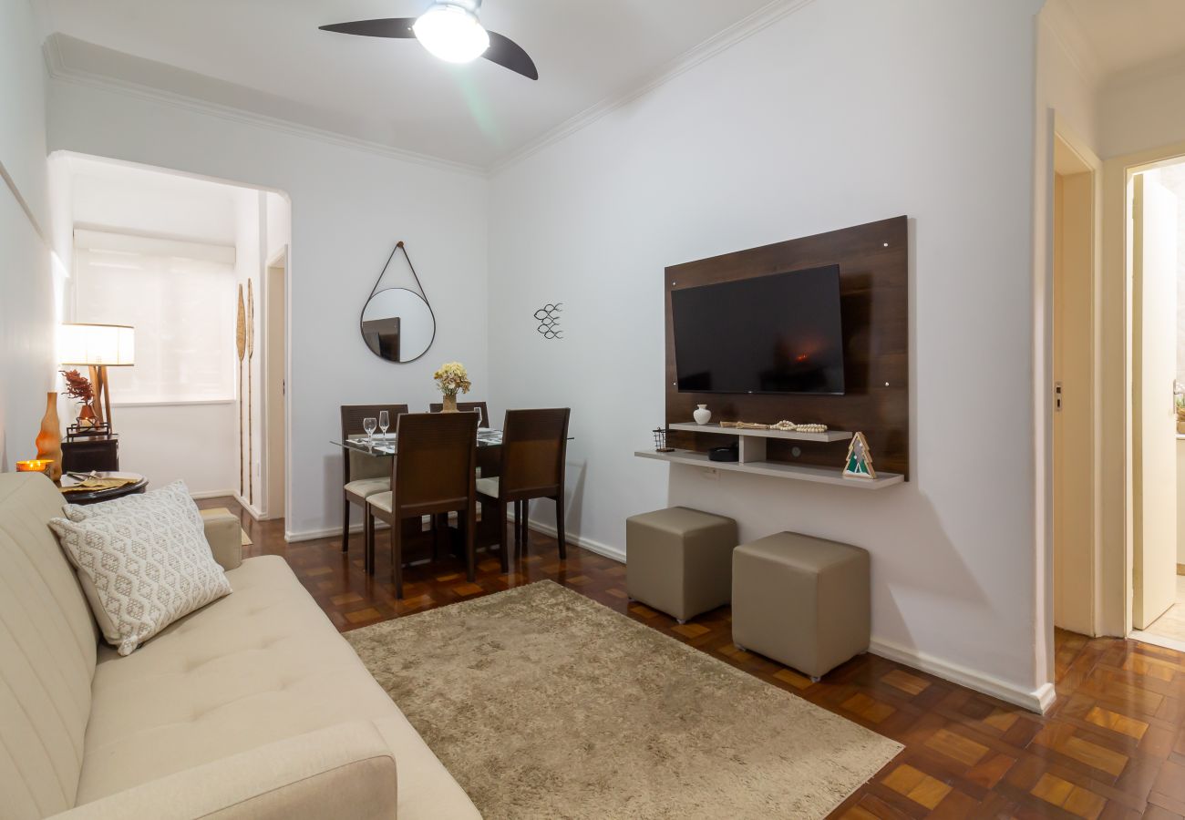 Apartamento en Rio de Janeiro - Confort en Copacabana, a 9 minutos de la playa | CJ202 