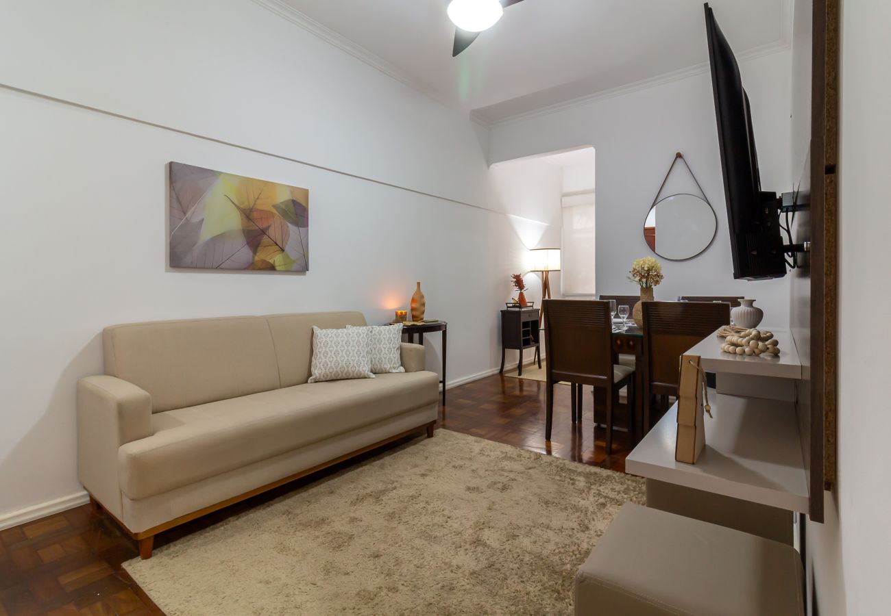 Apartamento en Rio de Janeiro - Confort en Copacabana, a 9 minutos de la playa | CJ202 