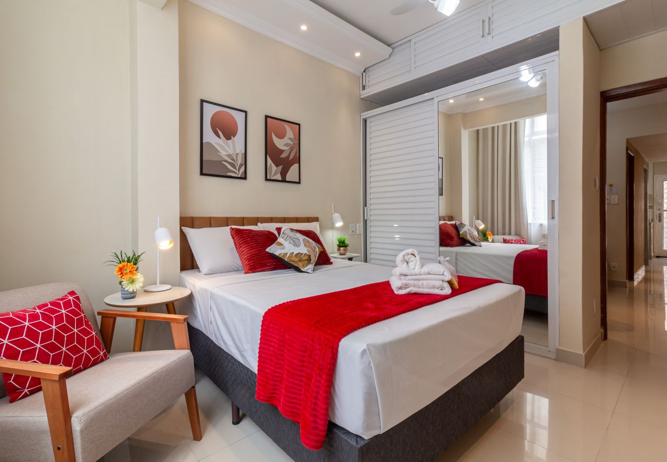 Apartamento en Rio de Janeiro - Acogedor en Copacabana a 7 minutos de la playa | FM211