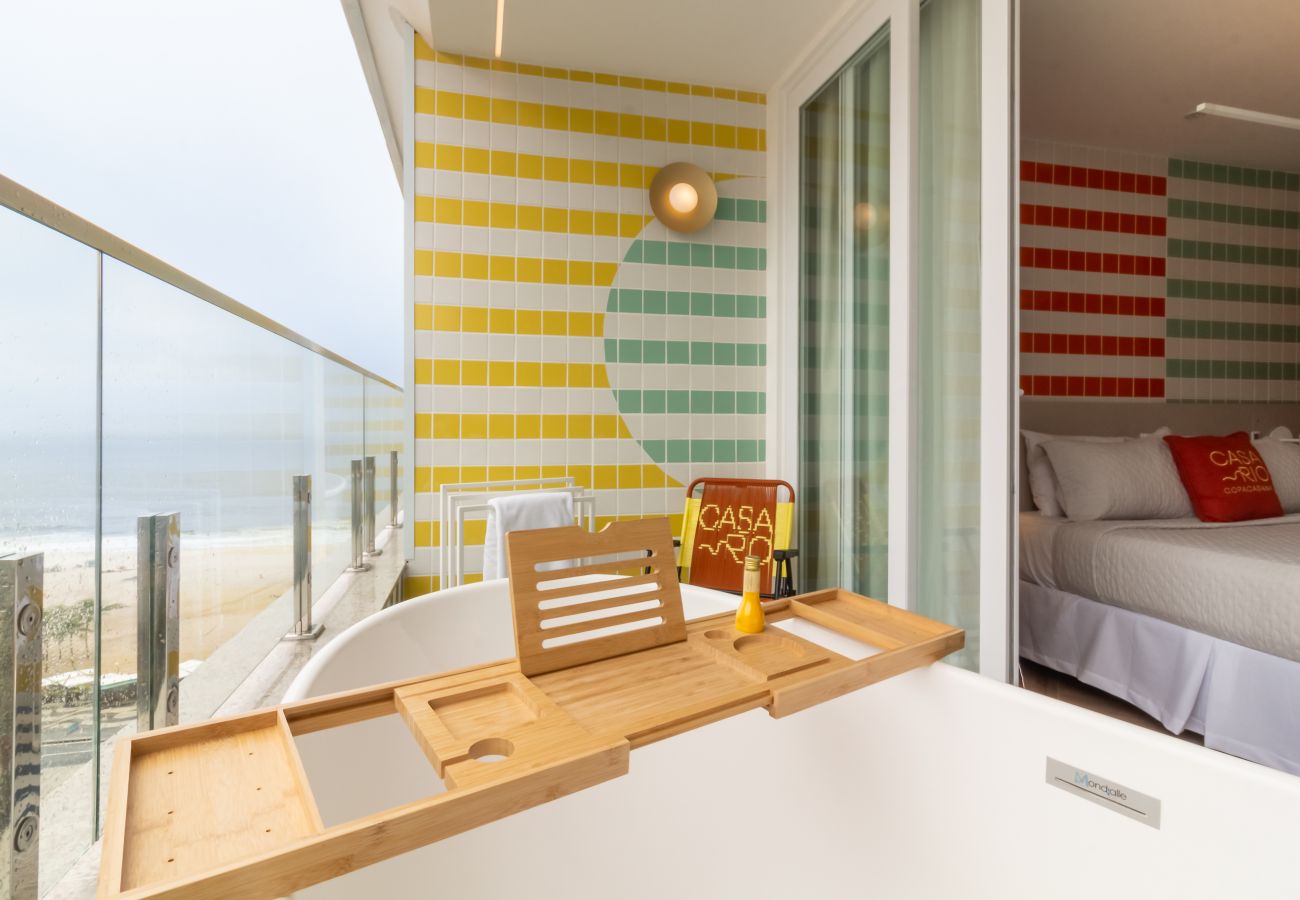 Apartamento en Rio de Janeiro - Vista al mar y balc&amp;oacute;n con ba&amp;ntilde;era | Q20