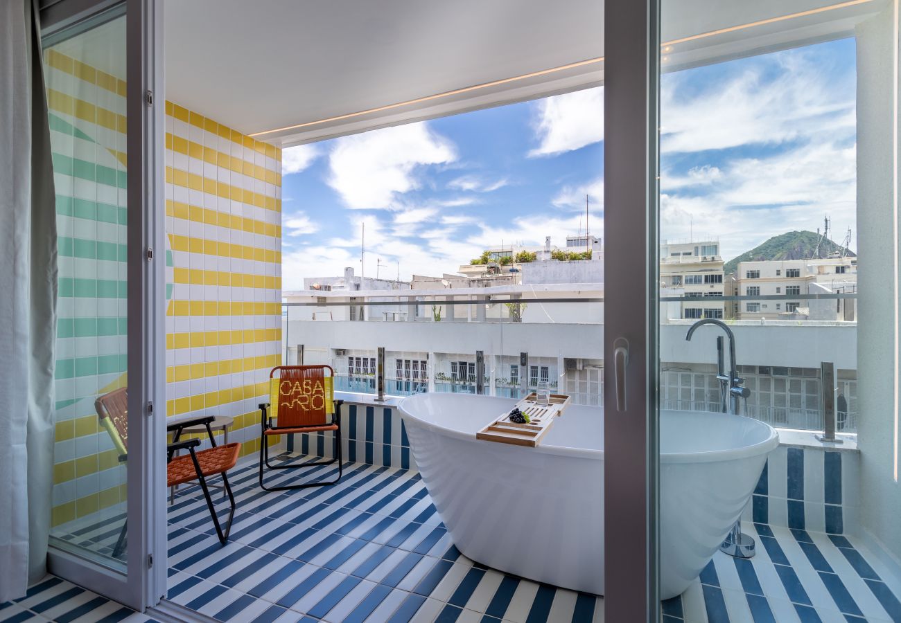 Apartamento en Rio de Janeiro - Vista al mar y balc&amp;oacute;n con ba&amp;ntilde;era | Q11