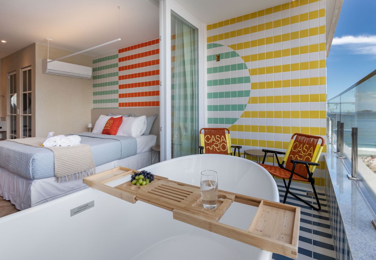 Apartamento en Rio de Janeiro - Vista al mar y balc&amp;oacute;n con ba&amp;ntilde;era | Q11