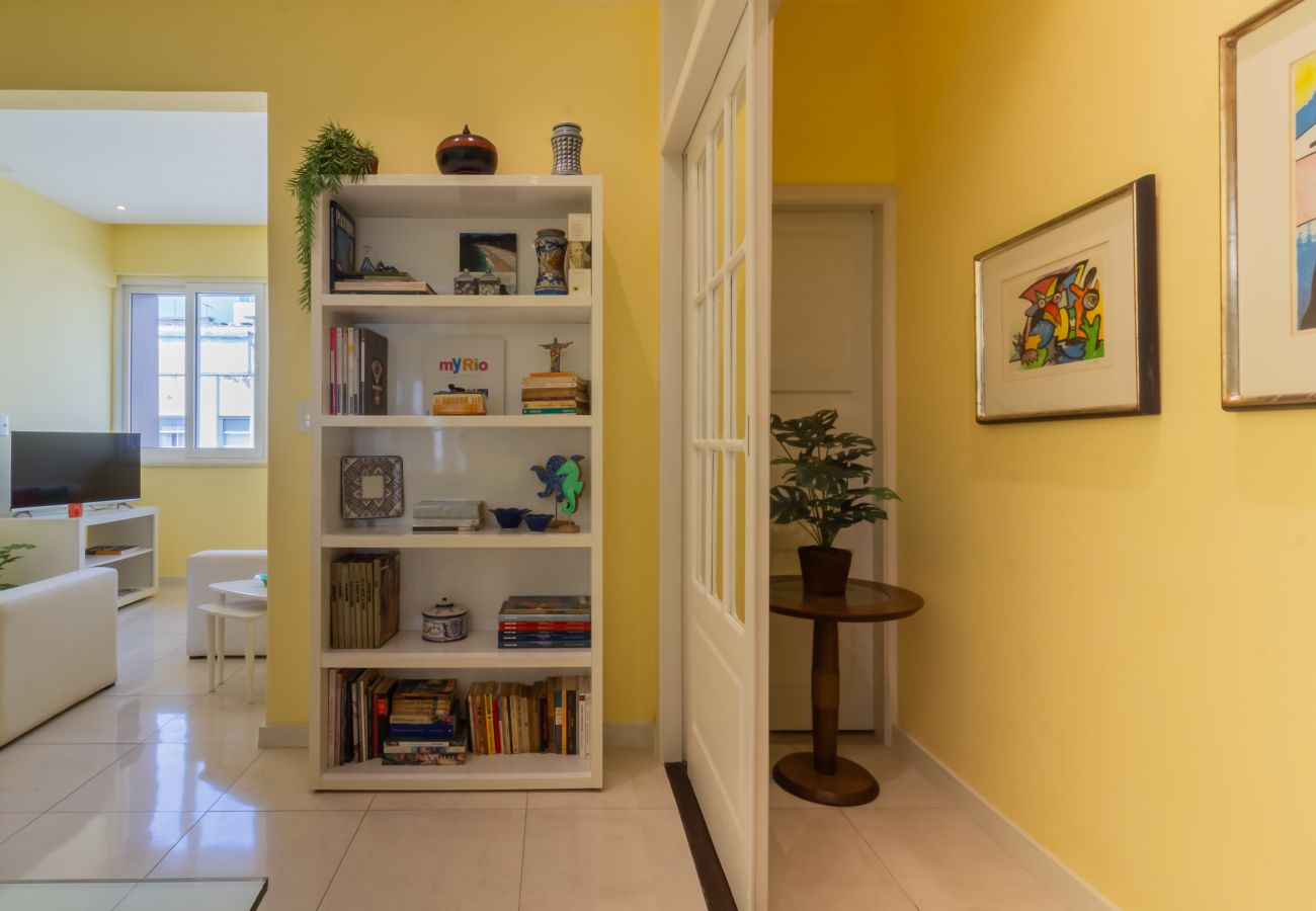 Apartamento en Rio de Janeiro - Cómodo a 4 minutos de la Praia do Leblon | AP801