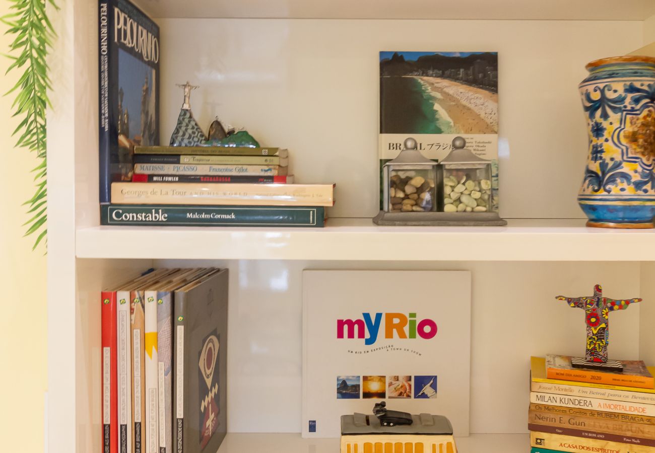 Apartamento en Rio de Janeiro - Cómodo a 4 minutos de la Praia do Leblon | AP801