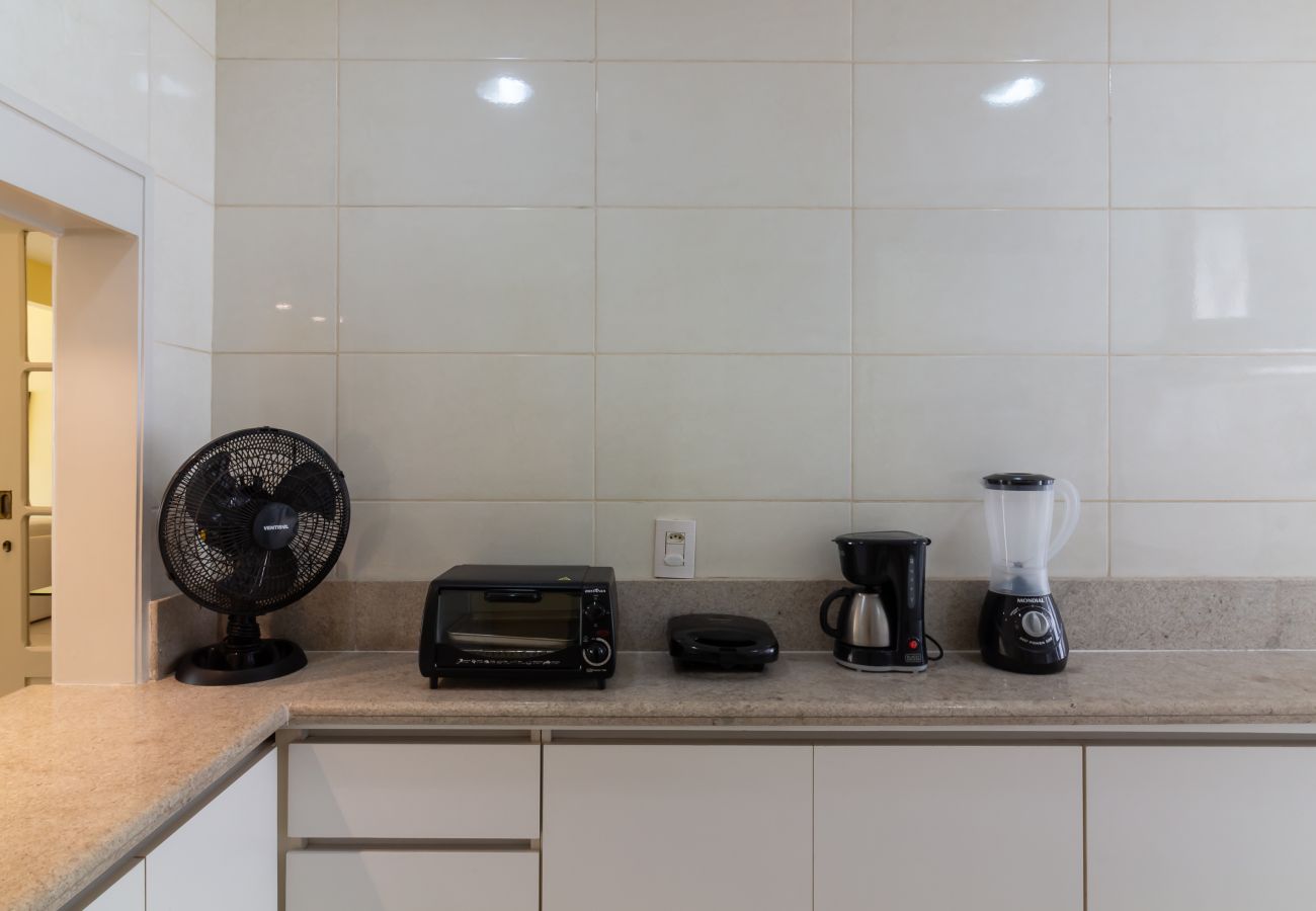 Apartamento en Rio de Janeiro - Cómodo a 4 minutos de la Praia do Leblon | AP801