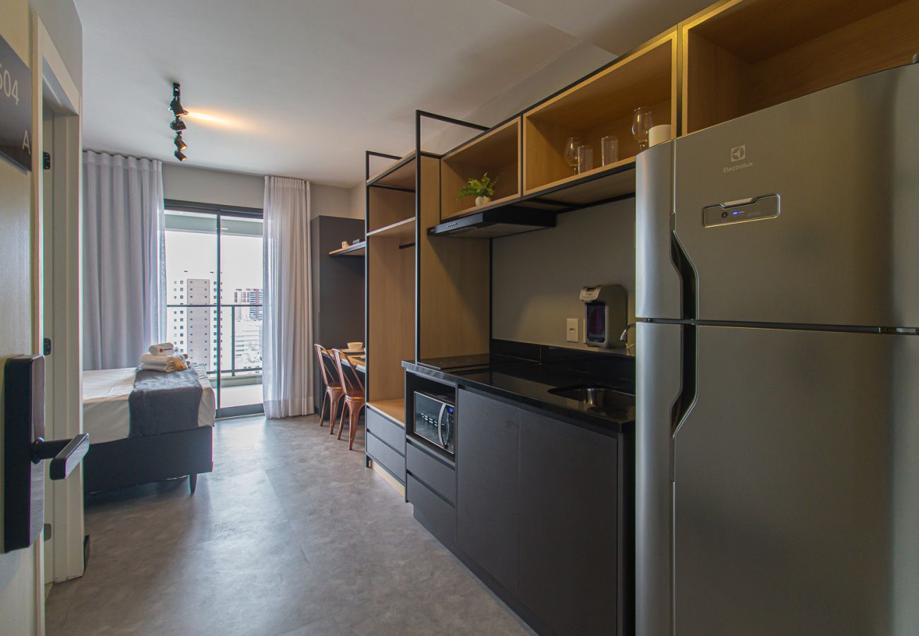 Estudio en São Paulo - Retiro moderno cerca del Allianz Parque | SP-P1604A