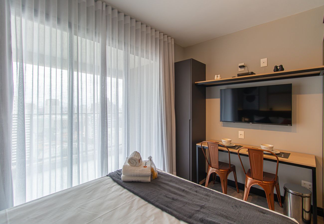 Estudio en São Paulo - Retiro moderno cerca del Allianz Parque | SP-P1604A