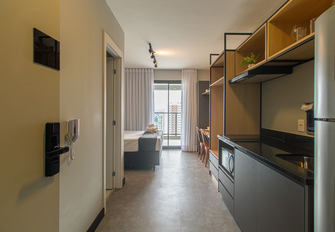 Estudio en São Paulo - Retiro moderno cerca del Allianz Parque | SP-P1604A