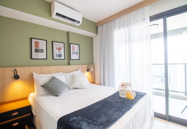 Estudio en São Paulo - Acogedor refugio cerca de Allianz Parque | SP-P1504A Estudio en São Paulo - Acogedor refugio cerca de Allianz Parque | SP-P1504A