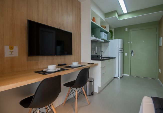 Estudio en São Paulo - Acogedor refugio cerca de Allianz Parque | SP-P1504A Estudio en São Paulo - Acogedor refugio cerca de Allianz Parque | SP-P1504A