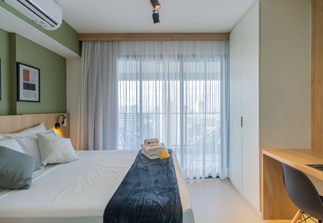 Estudio en São Paulo - Acogedor refugio cerca de Allianz Parque | SP-P1504A Estudio en São Paulo - Acogedor refugio cerca de Allianz Parque | SP-P1504A
