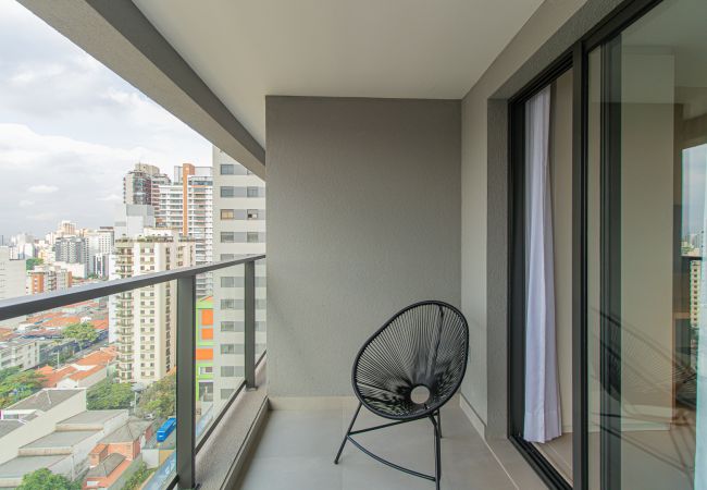 Estudio en São Paulo - Acogedor refugio cerca de Allianz Parque | SP-P1504A Estudio en São Paulo - Acogedor refugio cerca de Allianz Parque | SP-P1504A