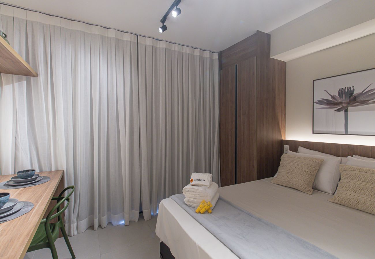 Estudio en São Paulo - Refugio Moderno Cerca de Allianz Parque | SP-P1909A