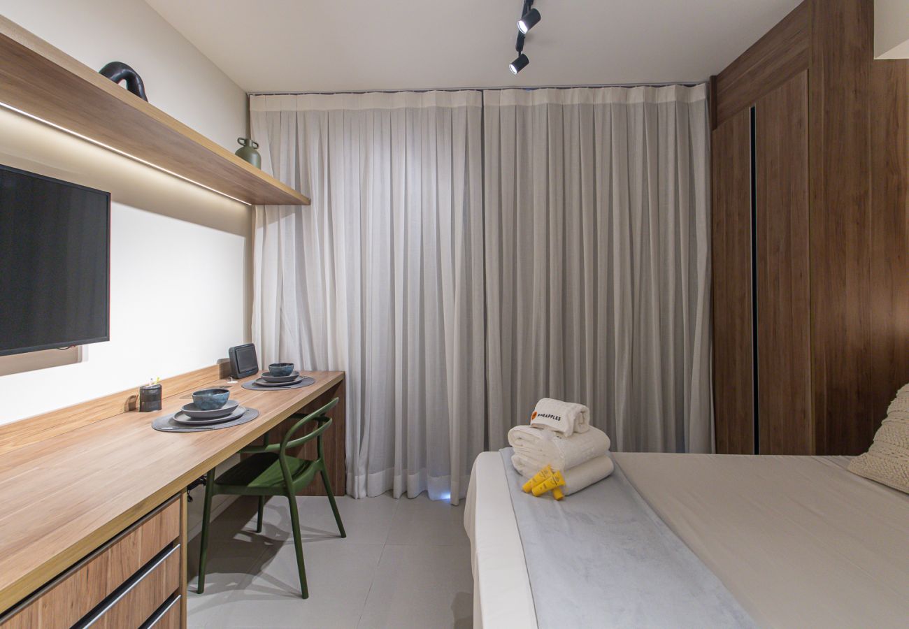 Estudio en São Paulo - Refugio Moderno Cerca de Allianz Parque | SP-P1909A