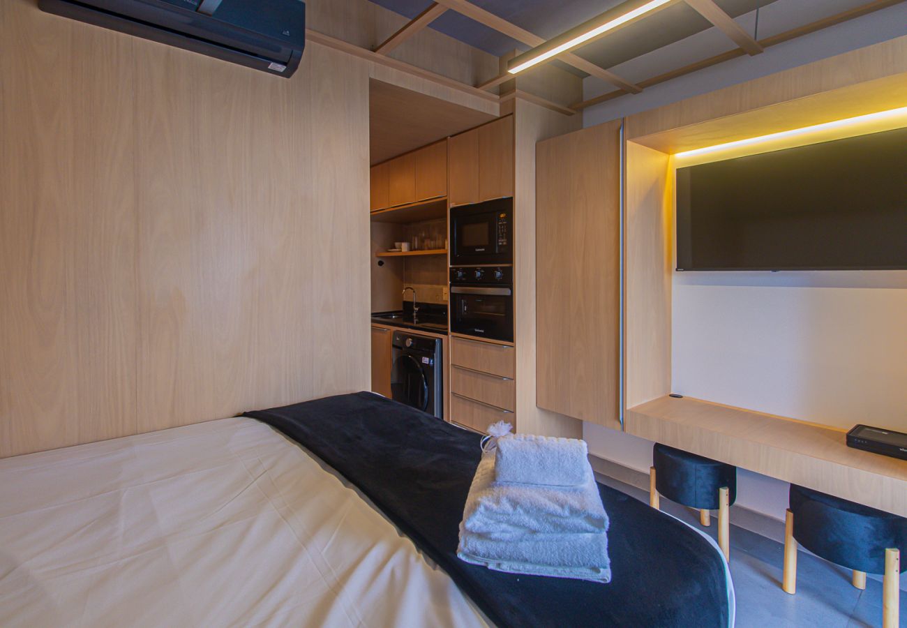 Estudio en São Paulo - Style and Comfort Next to Allianz Parque | SP-P1208B