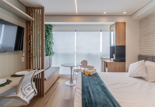Estudio en São Paulo - Elegancia y comodidad cerca de Allianz Parque | SP-P1607A Estudio en São Paulo - Elegancia y comodidad cerca de Allianz Parque | SP-P1607A