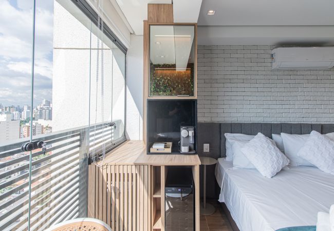 Estudio en São Paulo - Elegancia y comodidad cerca de Allianz Parque | SP-P1607A Estudio en São Paulo - Elegancia y comodidad cerca de Allianz Parque | SP-P1607A