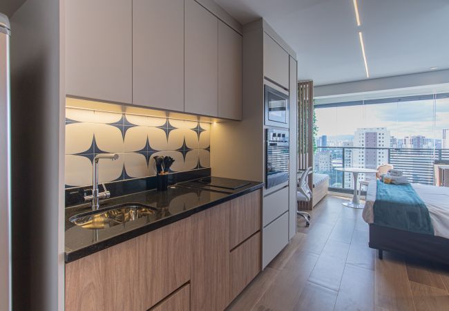 Estudio en São Paulo - Elegancia y comodidad cerca de Allianz Parque | SP-P1607A Estudio en São Paulo - Elegancia y comodidad cerca de Allianz Parque | SP-P1607A