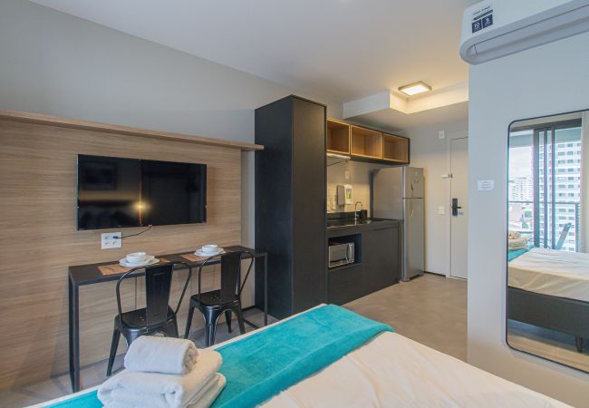 Estudio en São Paulo - Encanto y comodidad cerca del Allianz Parque | SP-P1505B Estudio en São Paulo - Encanto y comodidad cerca del Allianz Parque | SP-P1505B