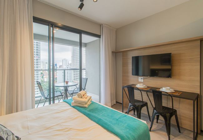 Estudio en São Paulo - Encanto y comodidad cerca del Allianz Parque | SP-P1505B Estudio en São Paulo - Encanto y comodidad cerca del Allianz Parque | SP-P1505B