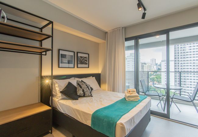 Estudio en São Paulo - Encanto y comodidad cerca del Allianz Parque | SP-P1505B Estudio en São Paulo - Encanto y comodidad cerca del Allianz Parque | SP-P1505B