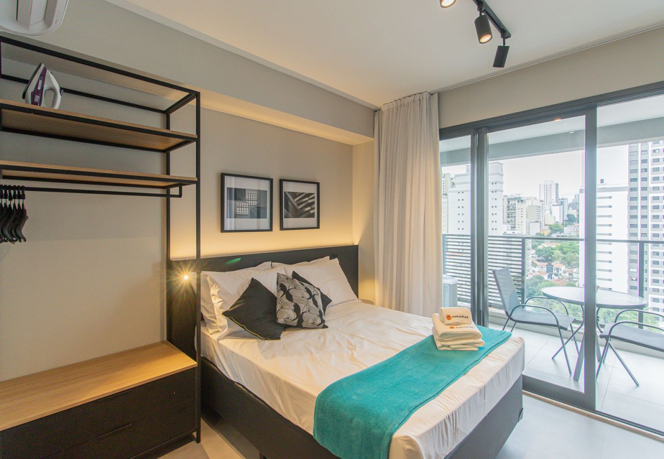 Estudio en São Paulo - Encanto y comodidad cerca del Allianz Parque | SP-P1505B Estudio en São Paulo - Encanto y comodidad cerca del Allianz Parque | SP-P1505B