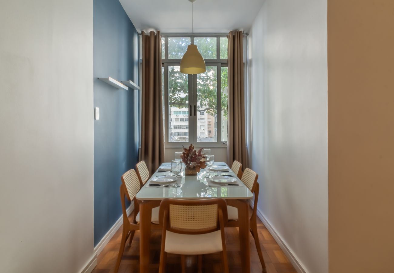 Apartamento en Rio de Janeiro - A 2 minutos de la playa de Copacabana | D302