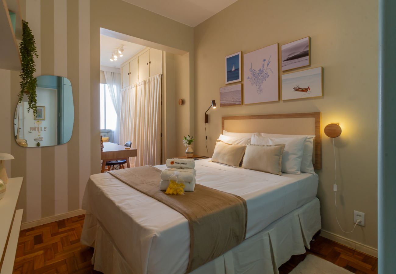 Apartamento en Rio de Janeiro - Refugio en Copacabana cerca de la playa | I801