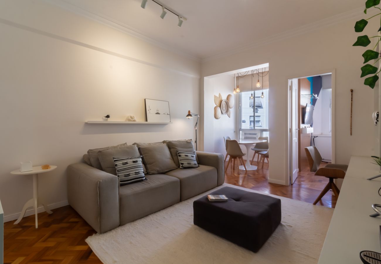 Apartamento en Rio de Janeiro - Refugio en Copacabana cerca de la playa | I801