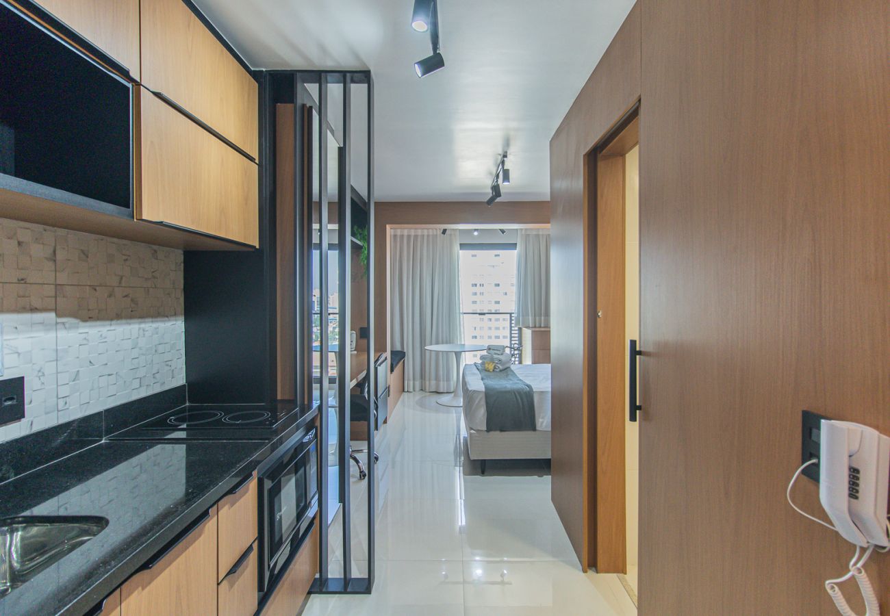 Estudio en São Paulo - Moderno cerca de Allianz Parque | SP-P2408B