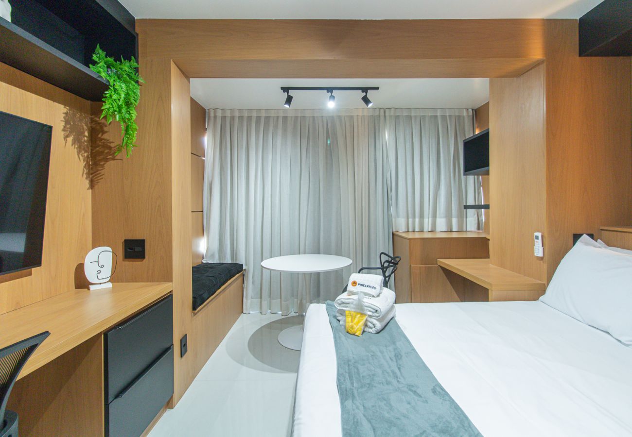 Estudio en São Paulo - Moderno cerca de Allianz Parque | SP-P2408B