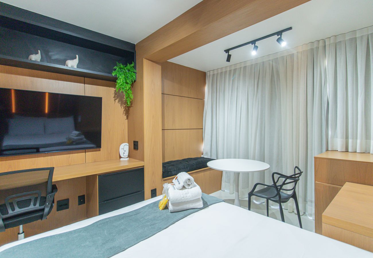 Estudio en São Paulo - Moderno cerca de Allianz Parque | SP-P2408B