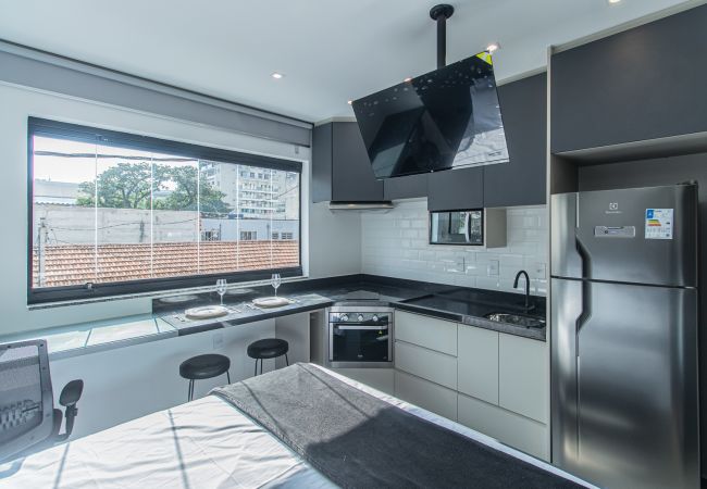 Estudio en São Paulo - Estudio cerca del Centro Comercial Ibirapuera | SP-AP12 Estudio en São Paulo - Estudio cerca del Centro Comercial Ibirapuera | SP-AP12