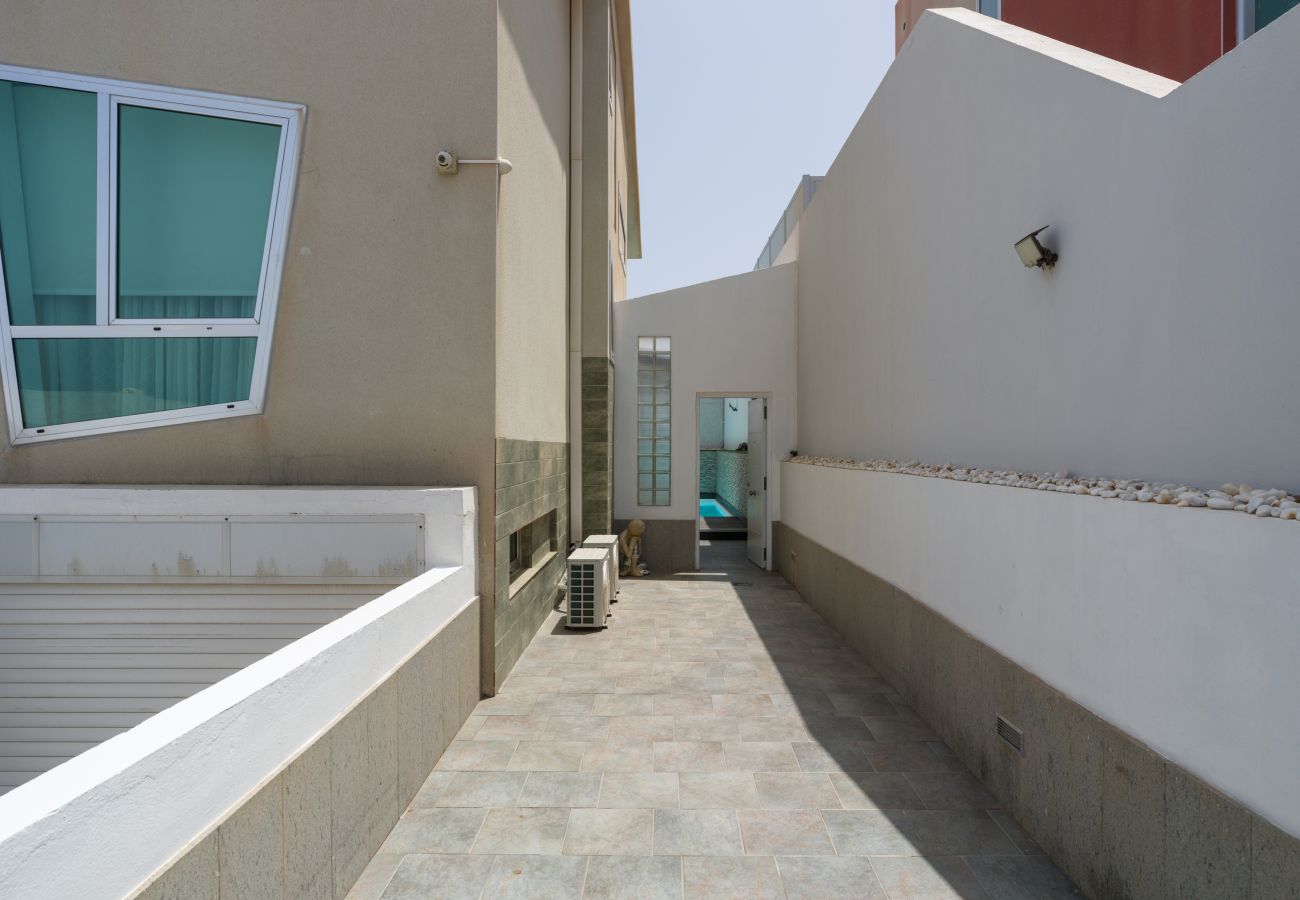 Casa adosada en Telde - Adosado en Telde con piscina y vistas al mar