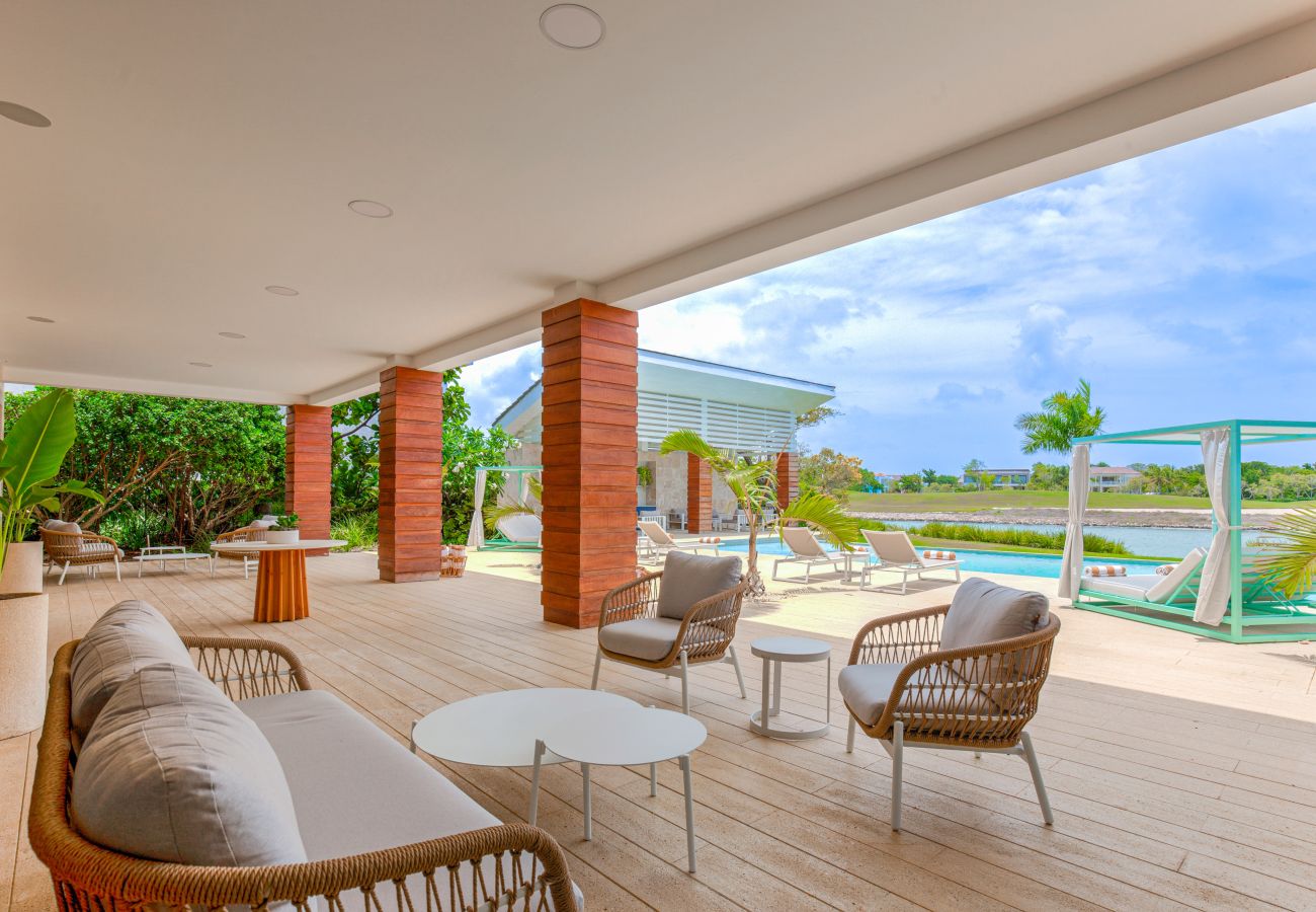 Villa en Punta Cana - Villa Hacienda A39 - Lakefront With Golf View 