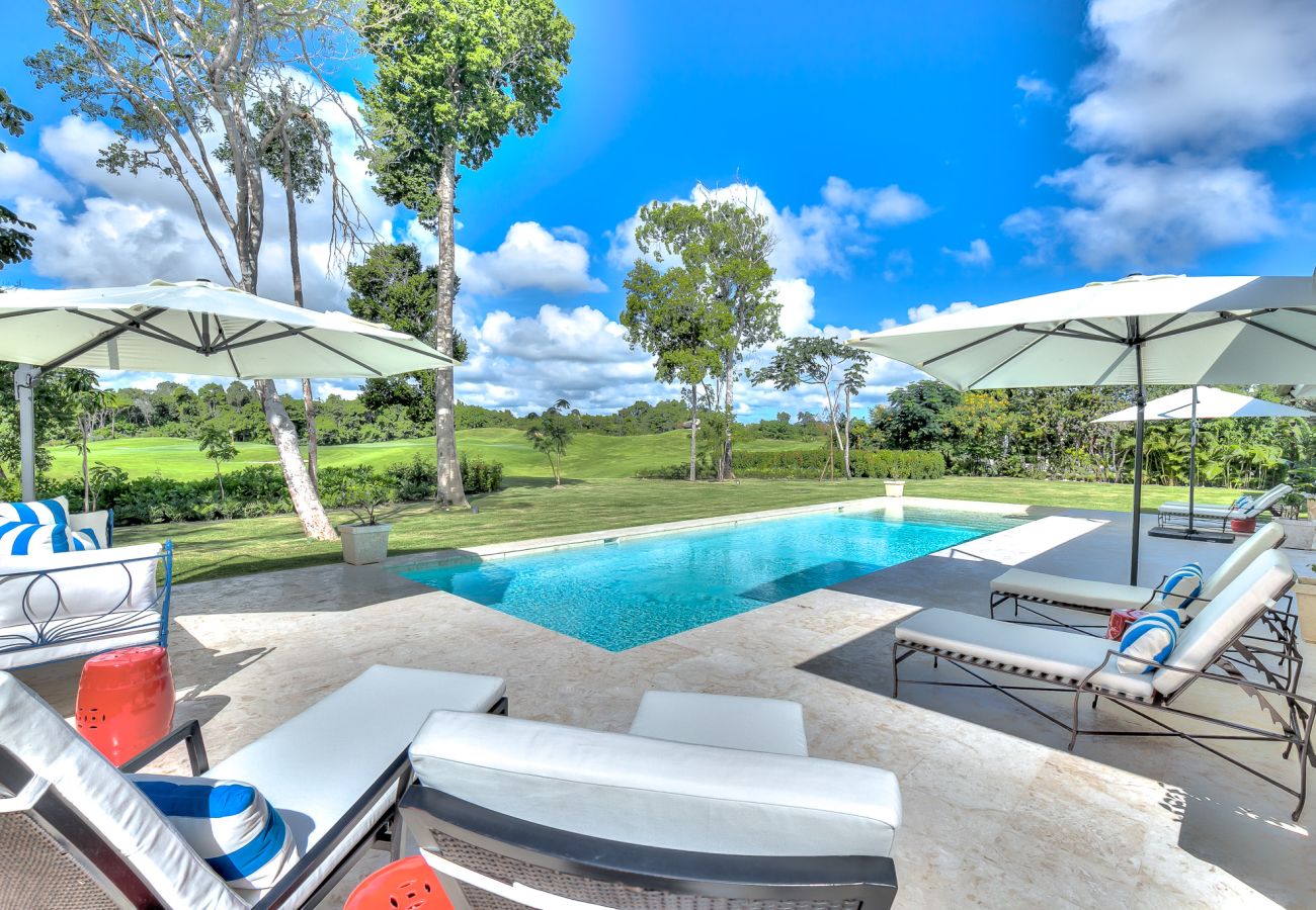 Villa en Punta Cana - Villa Hacienda A18 - Cheerful and Bright Golf View 