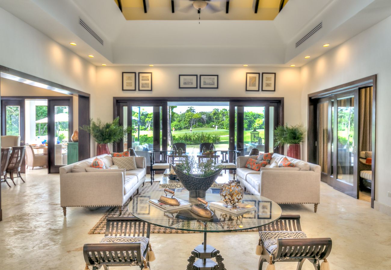 Villa en Punta Cana - Villa Hacienda A18 - Cheerful and Bright Golf View 