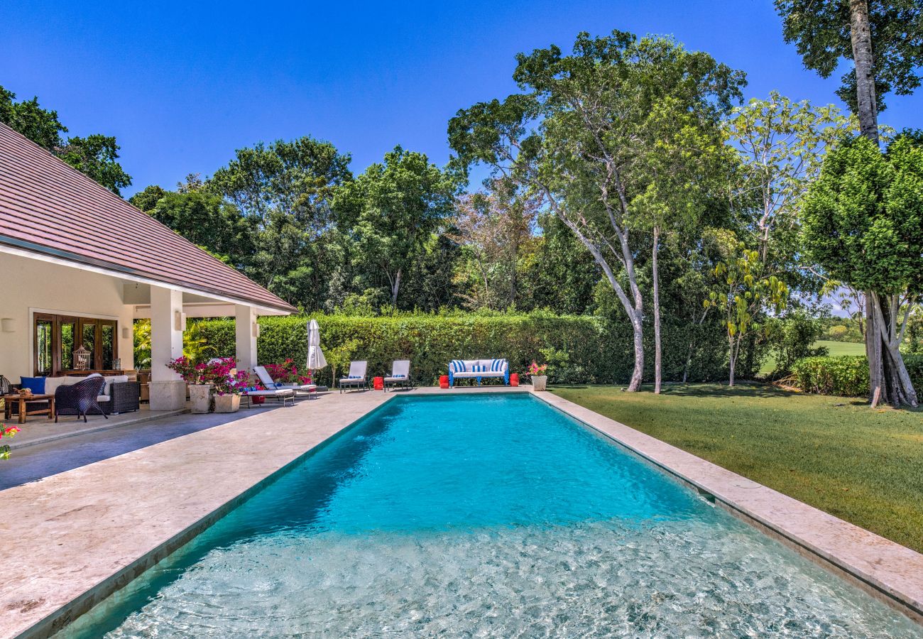 Villa en Punta Cana - Villa Hacienda A18 - Cheerful and Bright Golf View 