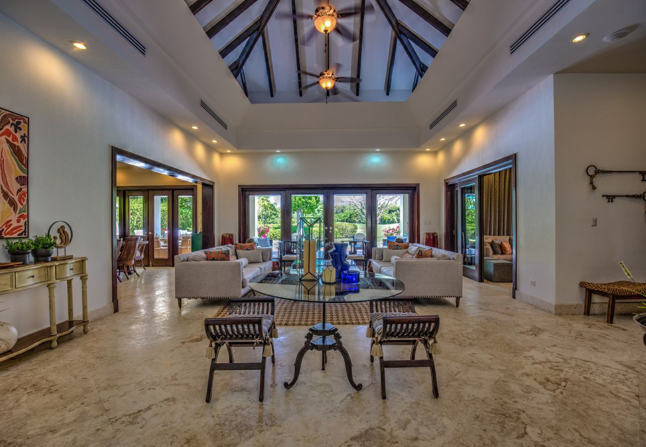 Villa en Punta Cana - Villa Hacienda A18 - Cheerful and Bright Golf View 