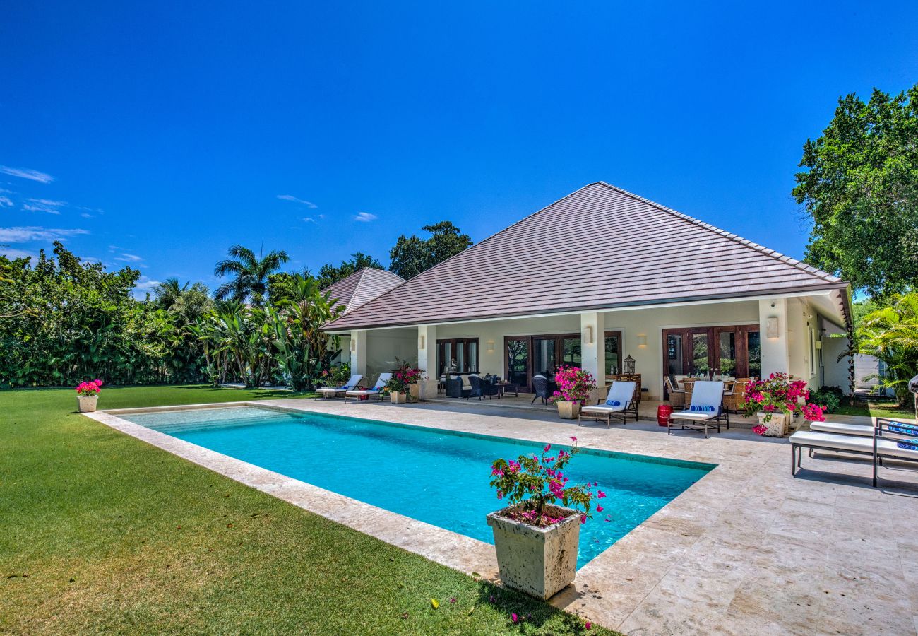 Villa en Punta Cana - Villa Hacienda A18 - Cheerful and Bright Golf View 