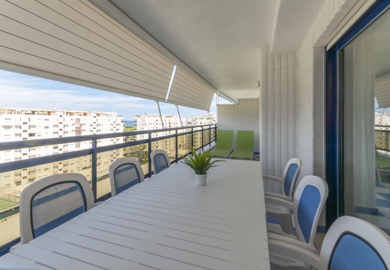 Apartment in Playa de Gandía - Condo with swimming pools, HEATING Swiming poo / FREE wifi / BBQ. Modern decoration Ideal for families.
