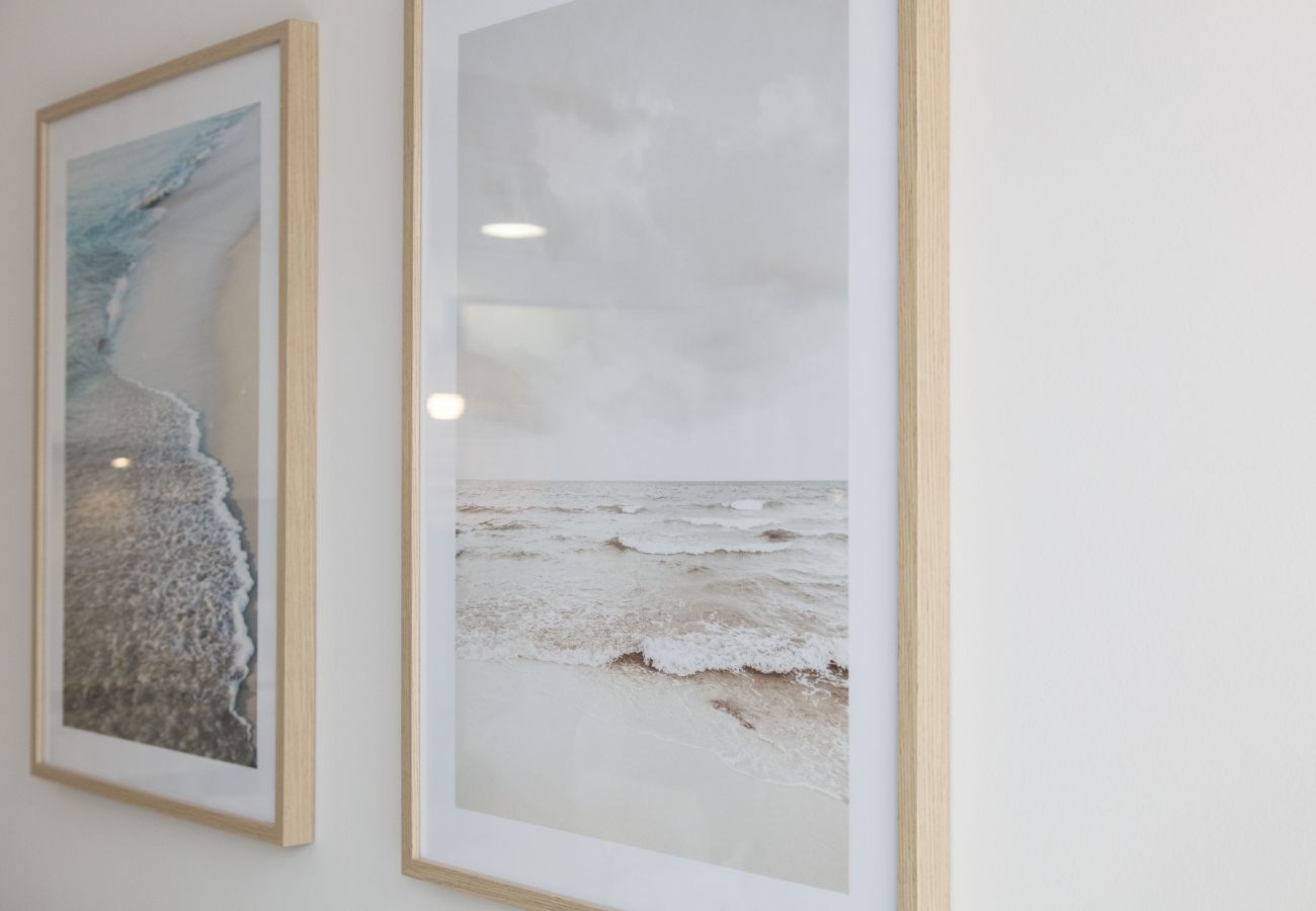 Apartment in Playa de Gandía - Apartment with kitchen office. Modern decoration Next to the port. Wifi