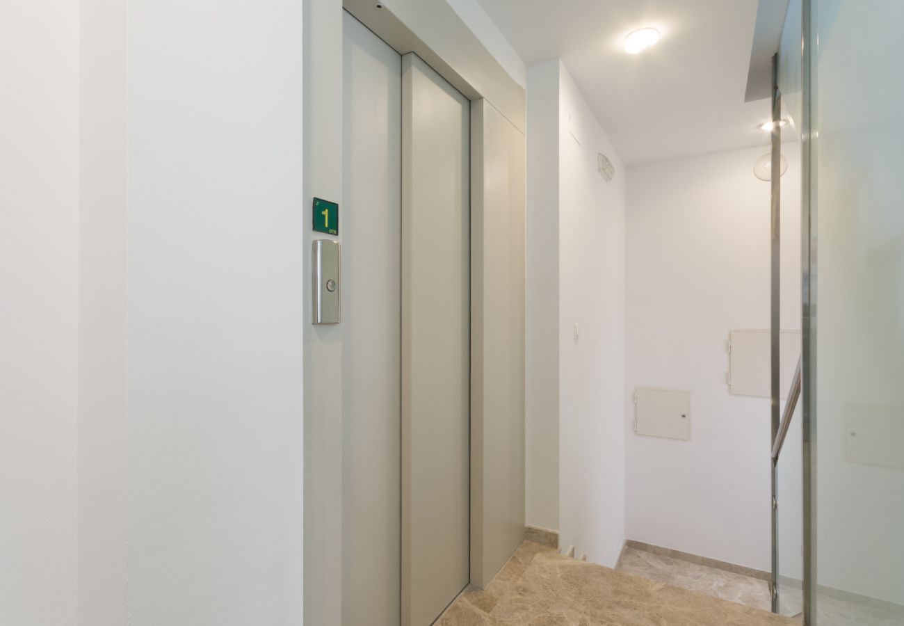 Apartment in Playa de Gandía - Apartment with kitchen office. Modern decoration Next to the port. Wifi