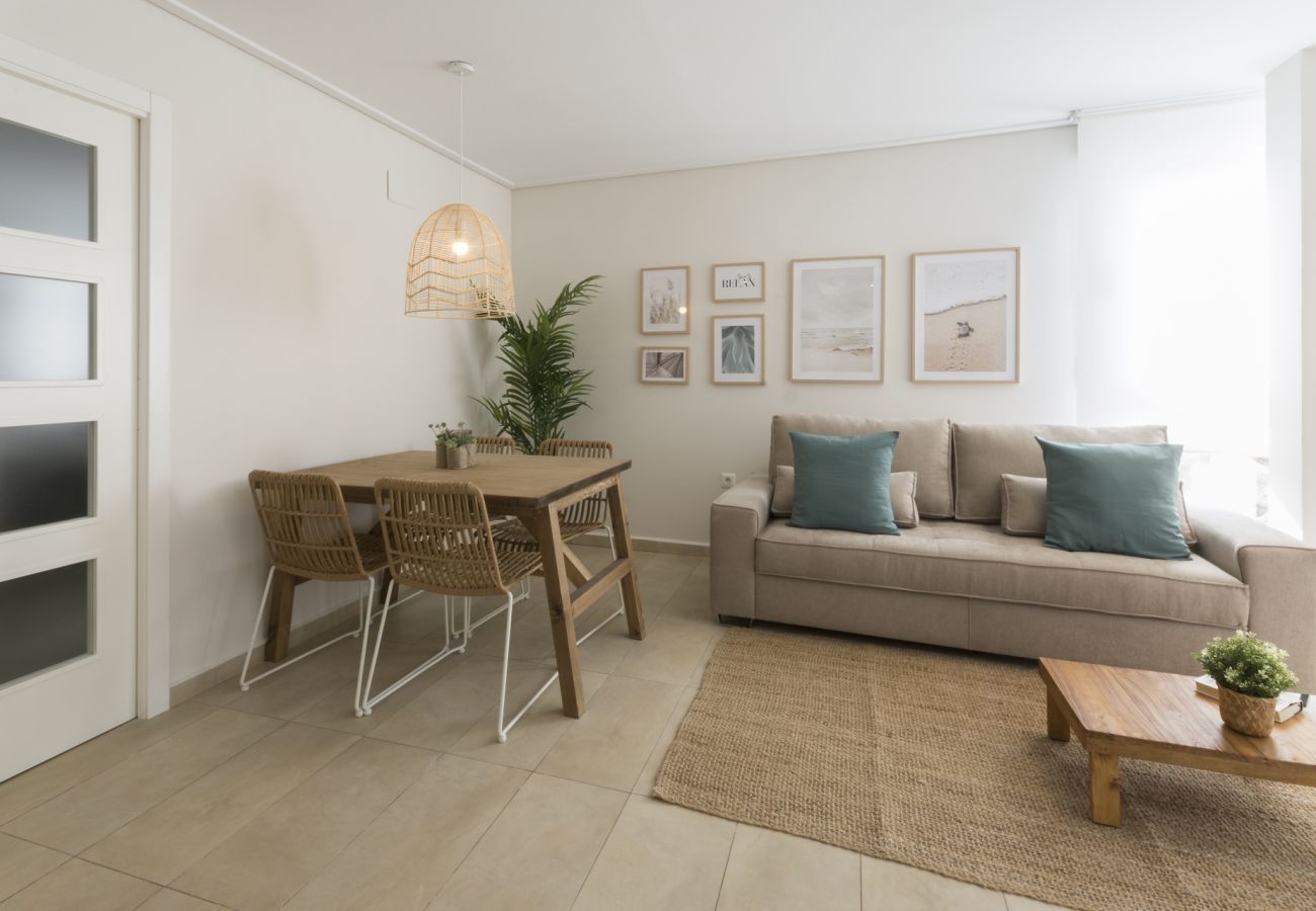 Apartment in Playa de Gandía - Family condo with 2 bedrooms. Wifi