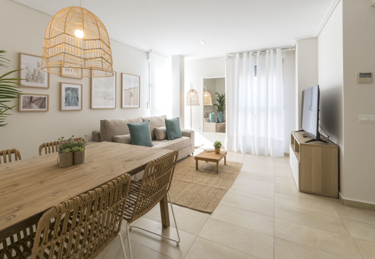 Apartment in Playa de Gandía - Family condo with 2 bedrooms. Wifi